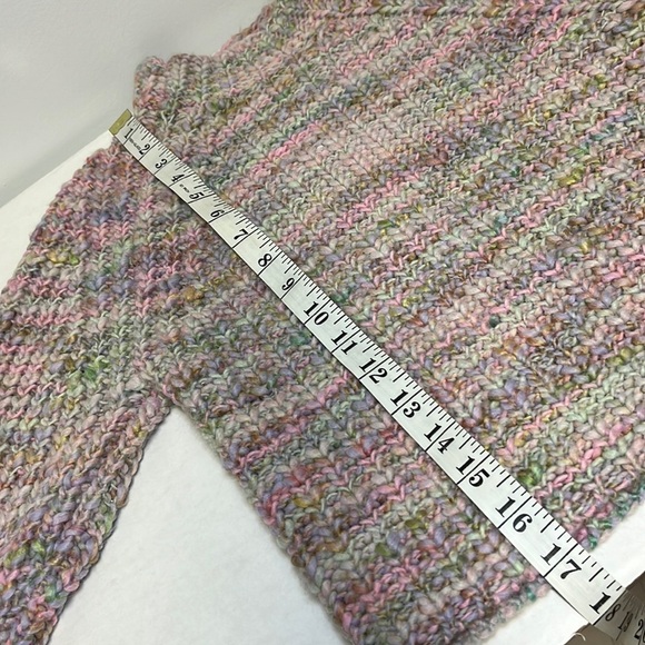 Wilfred Free Aritzia Retrograde Mockneck Pastel Rainbow Cropped Sweater - Picture 14 of 15